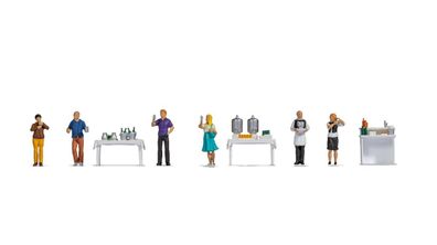 Noch H0 16275 Figuren-Themenwelt „Buffet“