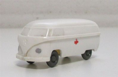 Wiking H0 Modellauto 1/87 VW T1 Kasten DRK unverglast ohne OVP (104-44)