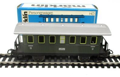 Spur H0 Märklin 4040 Nebenbahn-Plattformwagen 2. Kl. OVP (3366k)