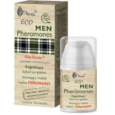 Ava Laboratorium Eco Men Beruhigender Aftershave-Balsam mit Pheromonen, 50ml
