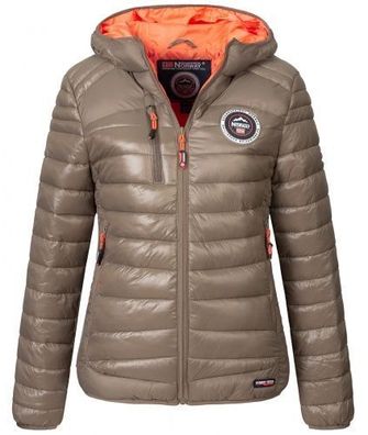 Geographical Norway Damen Steppjacke Winterjacke Übergangsjacke Kapuze D-455 NEU