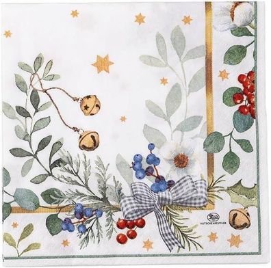 Hutschenreuther Sammelserie 2024 Servietten 33 x 33 cm / 20 Stück Süßer die Glocke