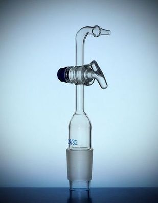 Wasserhahn - Kappe WS außen 29/32 Wasserhahn Glas Pferd gebogen