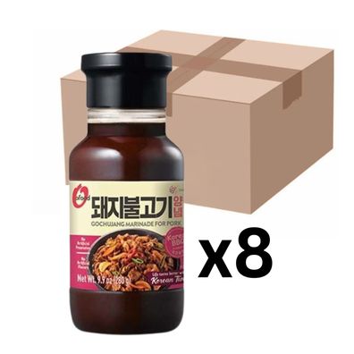 8er-Pack O´Food Korean BBQ Gochujang Bulgogi Marinade 280g