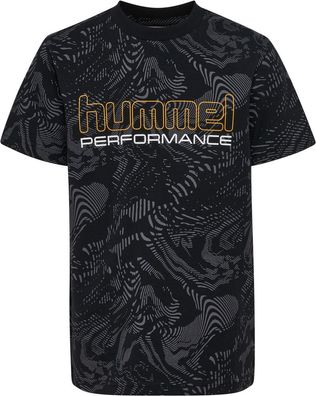 Hummel Kinder Sportshirt Hmljr Aop Logo T-Shirt 233645