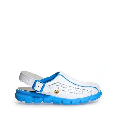 Abeba Berufsschuhe Dynamic Clog – Glattleder, Mit Aufdruck, OB, A, E, Src