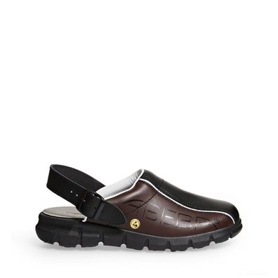 Abeba Berufsschuhe Dynamic Clog – Glattleder, Mit Aufdruck, OB, A, E, Src