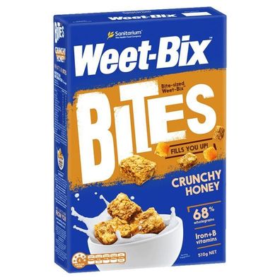 Weet-Bix Bites Honey Crunch - Australian Import 510 g