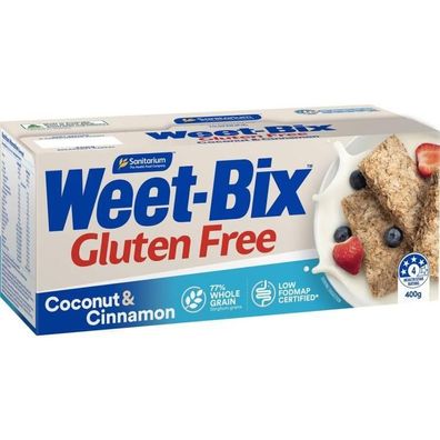 Weet-Bix Gluten Free Coconut & Cinnamon - Australian Import 400 g