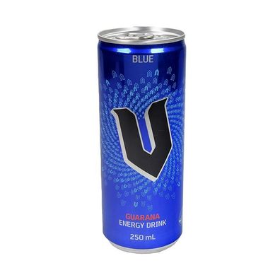 V Blue Guarana Energy Drink 250 ml