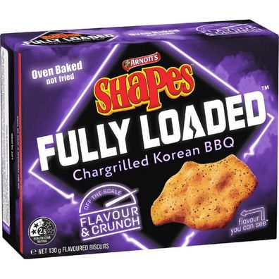 Arnott's Shapes Korean Chargrilled BBQ 130 g
