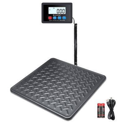 Uniweigh Postwaage 200 kg digitale Paketwaage mit LCD Hold Tara