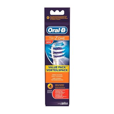 4er Pack Oral B TriZone Tri Zone Aufsteckbürsten Original Oral B Ersatz