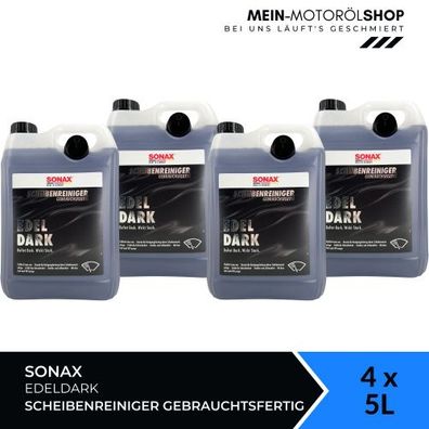 Sonax ScheibenReiniger gebrauchsfertig Edeldark 4x5 Liter