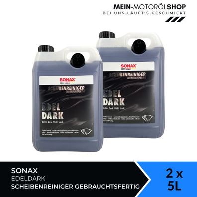 Sonax ScheibenReiniger gebrauchsfertig Edeldark 2x5 Liter