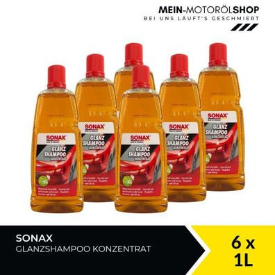 Sonax GlanzShampoo Konzentrat 6x1 Liter