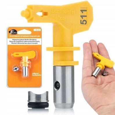 Rosfix Farbdüse Ultra Spray 511 – 25 cm Sprühbreite | Hochwertiger Karbid