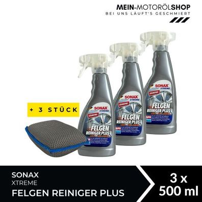 Sonax Xtreme Felgen Reiniger PLUS 3x500 ML
