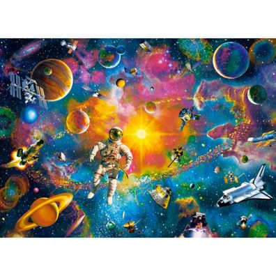 Castorland Puzzle Mann im Weltall 200 Teile