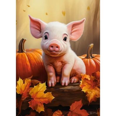 Castorland Puzzle Niedliches Schweinchen 300 Teile