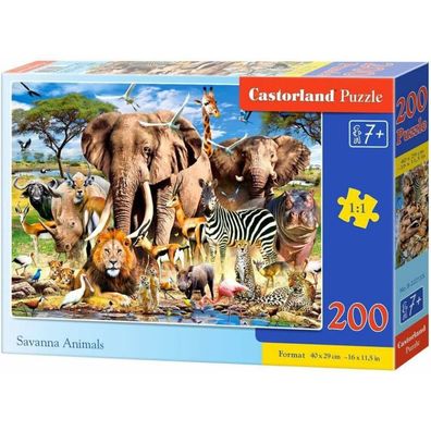Castorland Puzzle Safari 200 Teile
