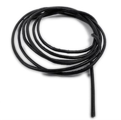 Lederschnur Lederriemen Lederband zum verknoten schwarz 100cm 11925