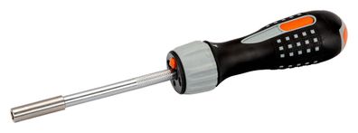 Bahco Bit-Ratschen-Schraubendreher 1/4", magnetisch, 6 Bits, 230 mm, mit LEDs