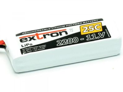 Extron LiPo Akku 3 S 11,1 Volt 2200 mAh XT60 Pichler X6413