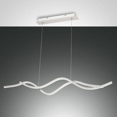 Fabas Luce 3666-45-102 LED Pendelleuchte Sinuo weiß 3-Step dimmbar
