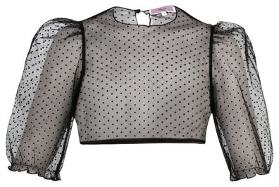 Dirndlbluse Dammbach schwarz