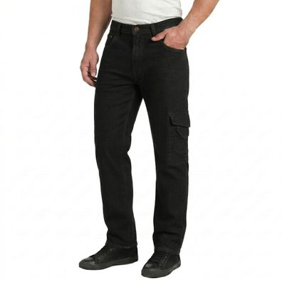 Lee Cooper Arbeitshose Stretch Denim Zimmermann Jeans Schwarz 36W 31L