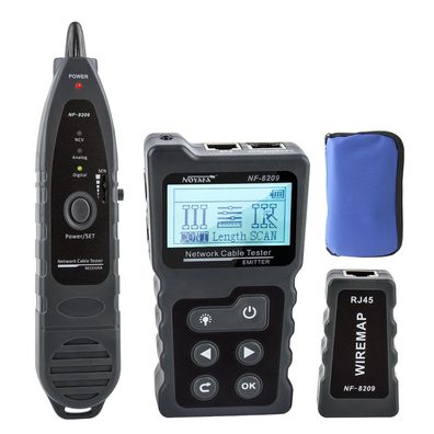 NOYAFA NF-8209 Kabeltester mit PoE Drahttracker fér LAN CAT5 CAT6