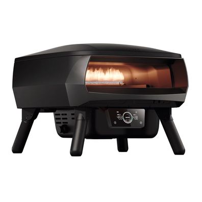 Witt Etna Rotante 13" Control Gas Pizzaofen rotierend 2 Brenner 7,1 kW Matt Schwarz