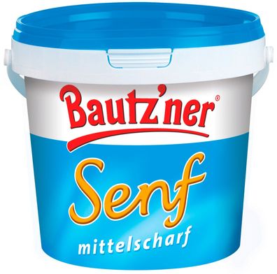 Bautz´ner Senf mittelscharf (1 L im Eimer)