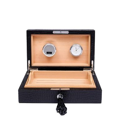 Rapport London - CB10 - Humidor Brompton schwarz - Gr. S