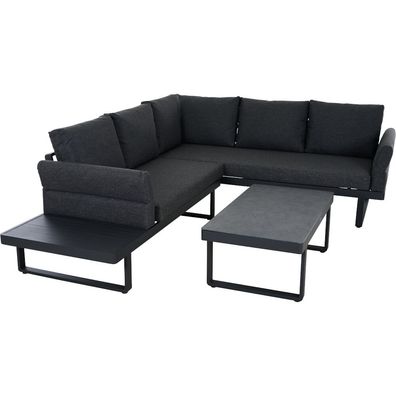WESTON Loungeset 3-teilig aus Aluminium, Bezug, KPG