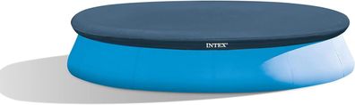 Intex Pool Abdeckplane 366 cm Blau PVC langlebig Schutz perfekte Passform robust