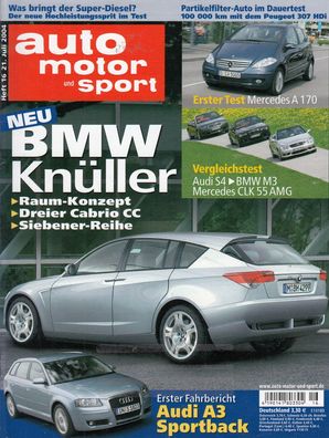 auto motor und sport 16/2004, BMW, Audi, Mercedes, Maserati, Formel 1