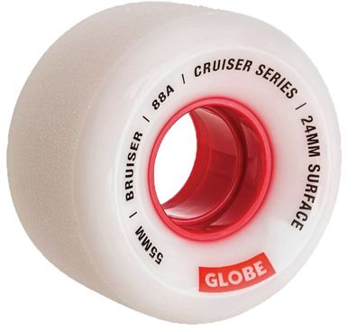 GLOBE Wheels Bruiser 88A white/red 55mm