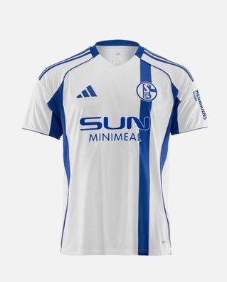 FC Schalke 04 Auswärtstrikot Weiß 2025/2026 Jersey 25/26 Größen S-M-L-XL-XXL