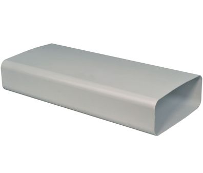 Flachkanal 222x89mm Lüftungsrohr 100cm ohne Muffe Vierkantrohr Dunstabzug Küche