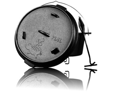 grillschweine Dutch Oven - Größe: 12QT - Füße: Nein