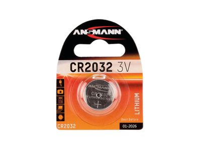 Ansmann Knopfzelle SB-verpackt, 3 V Hochwertige Kn CR2032