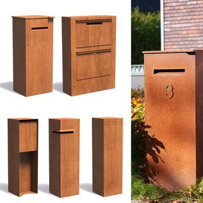 ADEZZ Letterbox Cortenstahl