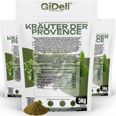 Kräuter der Provence 15kg Mediterran Naturbelassen Vegan Fisch Fleisch GiDeli