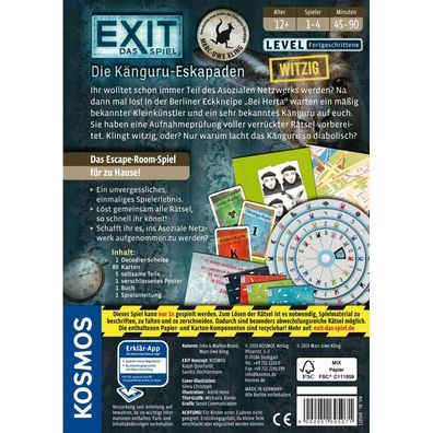 KOSMOS EXIT - Die KÃ #164; guru-Eskapaden, Partyspiel
