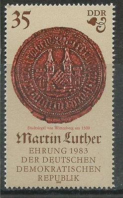 DDR postfrisch Michel-Nummer 2756