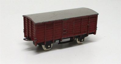 Spur N Minitrix Schiebetrix Gedeckter Güterwagen braun (5479l)