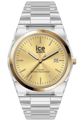 Ice-Watch Herrenuhr ICE Power Transparent/Goldfarben 41 mm 025778