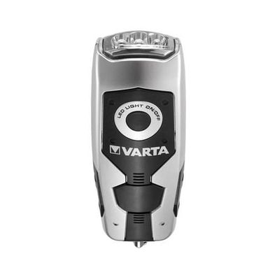 Varta Lampe de poche LED Dynamo Light 17680 / Qté 4 pièces / Batterie Li-Ion